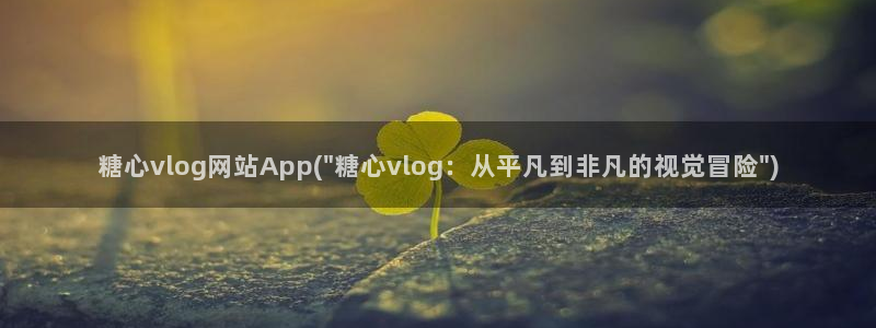 糖心成人vlog：糖心vlog网站App(\