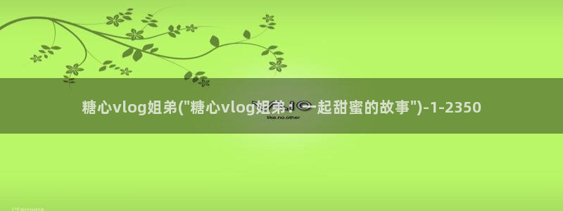 糖心vlog的会员：糖心vlog姐弟(\