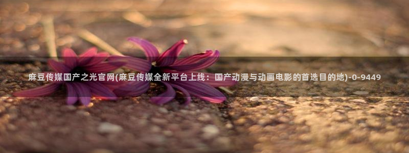 麻豆传媒官网怎么破解：麻豆传媒国产之光官网(麻豆传媒全新平台上线：国产动漫与动画电影的首选目的地)